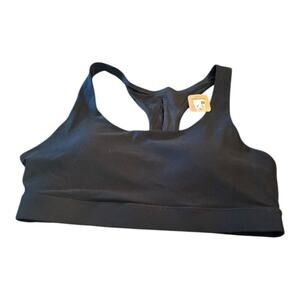 Moret Ultra Black Keyhole Sports bra NWT Size XL